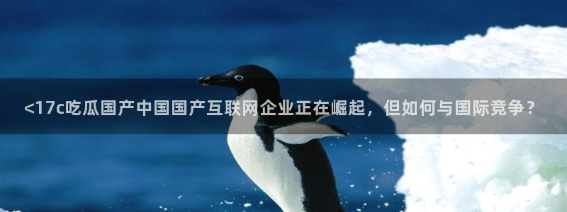 黑料.：<17c吃瓜国产中国国产互联网企业正在崛起，但如何与国际竞争？
