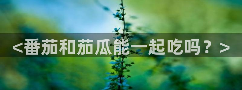 吃瓜下载：<番茄和茄瓜能一起吃吗？>