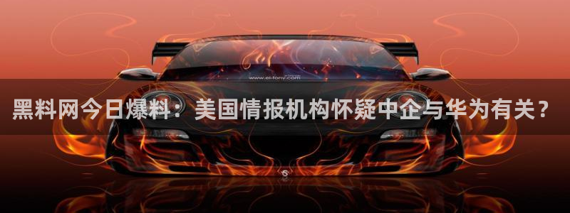 www.黑料:黑料网今日爆料:美国情报机构怀疑中企与华为有关?